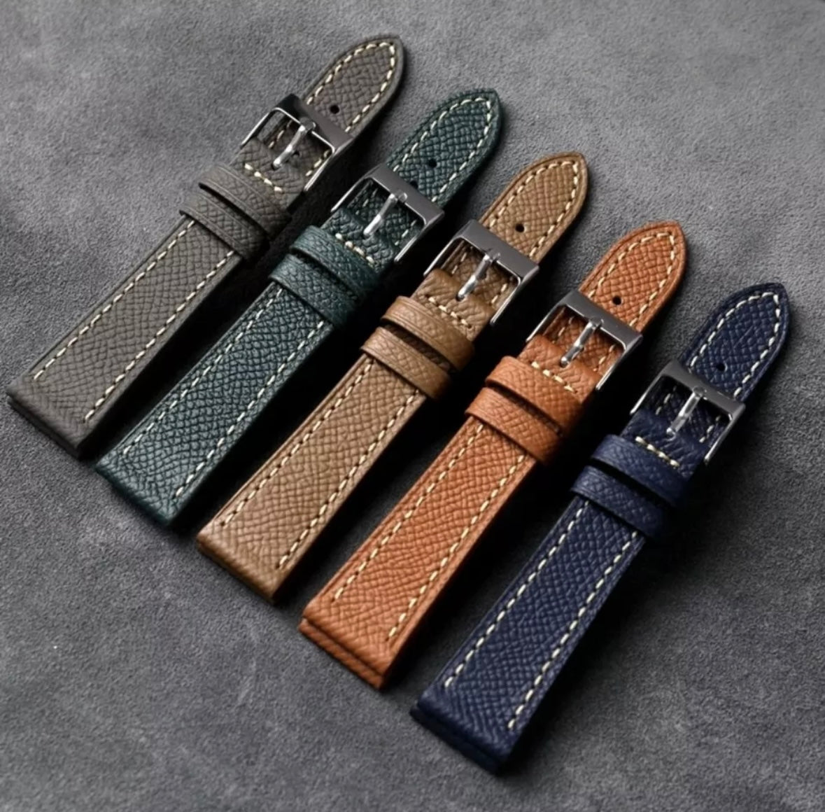 Palm Pattern Leather Strap