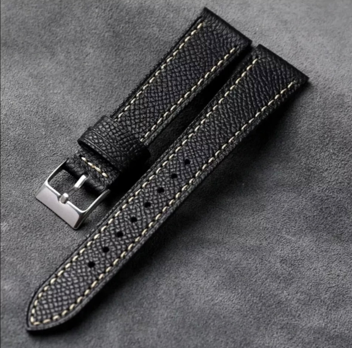 Palm Pattern Leather Strap