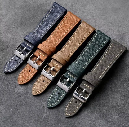 Palm Pattern Leather Strap