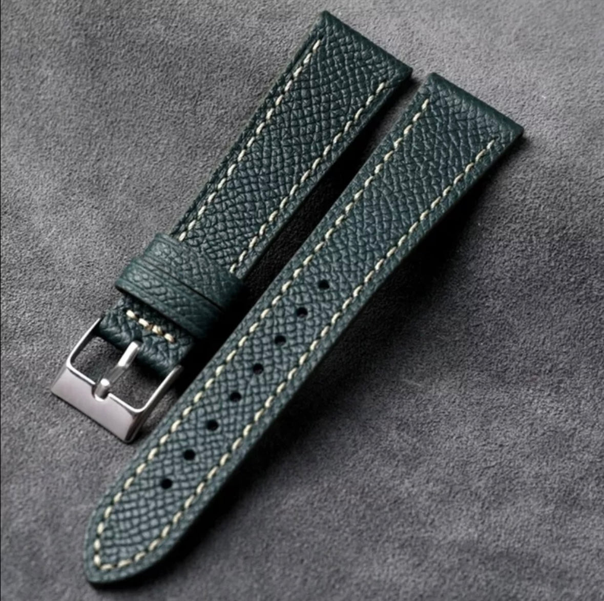 Palm Pattern Leather Strap