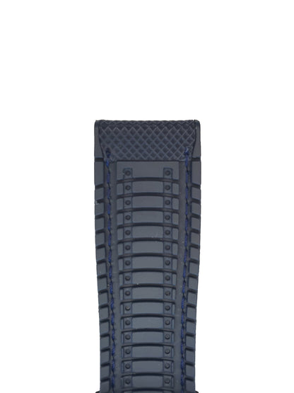 SUMMIT rubber watch straps, single back side Blue