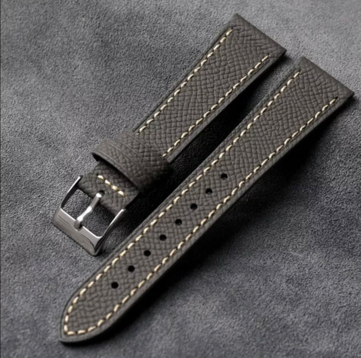 Palm Pattern Leather Strap