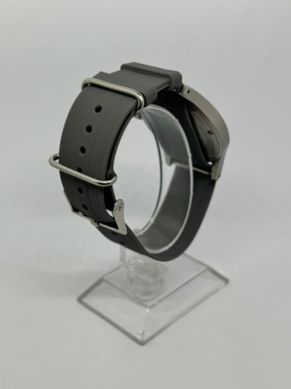 Rubber Nato Black Top Watch 2